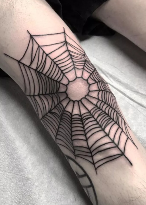 66 Meaningful Spider Web Tattoo Designs - Tidy Tale