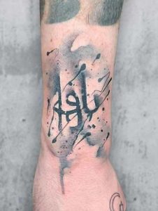 Writing On Hand Tatto Design 