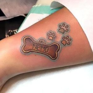 34 Ideas of Dog Memorial Tattoos to Try - Tidy Tale
