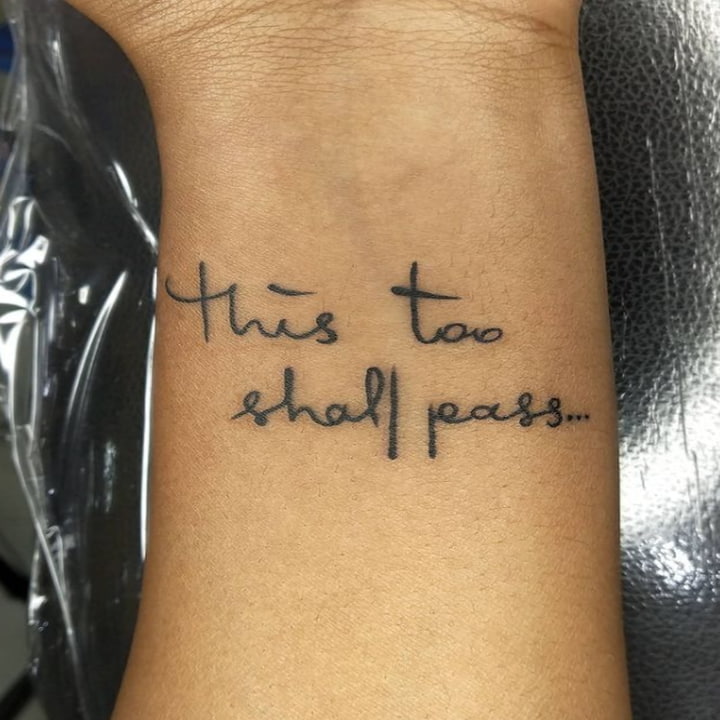 102 Youthful This Too Shall Pass Tattoo Ideas to Try - Tidy Tale