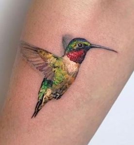 hummingbird tattoo art