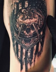 Freemason Black Evil Tattoo 