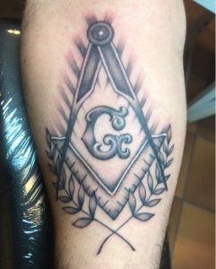 Freemason Style G Later Tattoo 