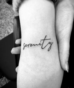 Simple Serenity Tattoo