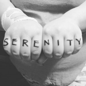 Hand Glove Serenity Tattoo