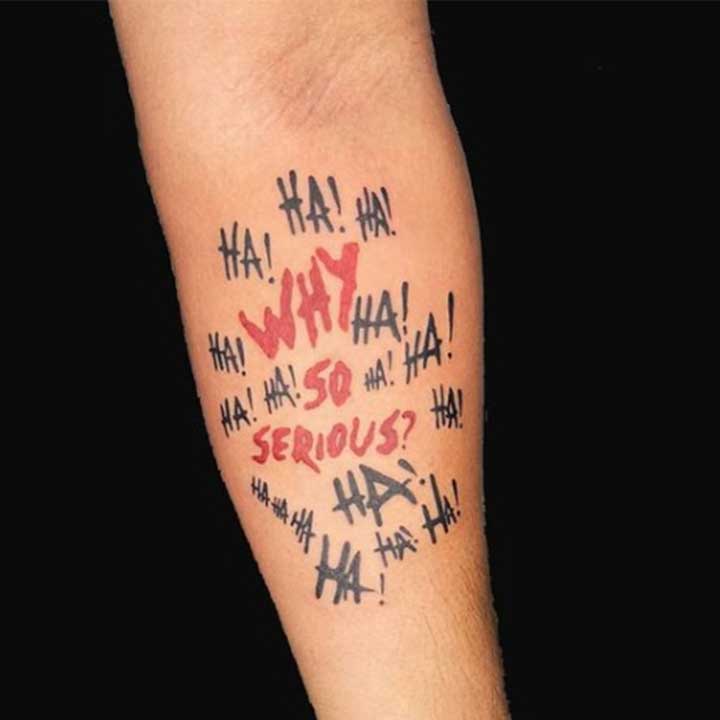 The 73 Best Why So Serious Tattoo Ideas