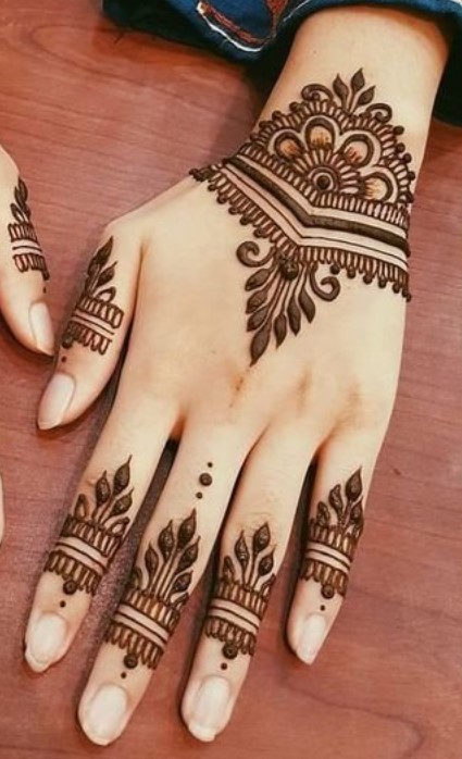 Arabic Full Hands Bridal Mehndi Designs 