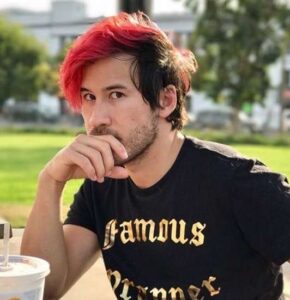 Markiplier with red hair color